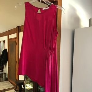 Trina Turk Silk Sleeveless Blouse - Petite